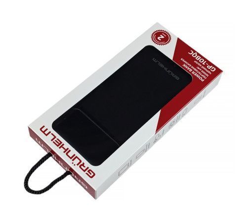 Повербанк GRUNHELM GP-10BQC 10000 mAh чорний GP-10BQC фото