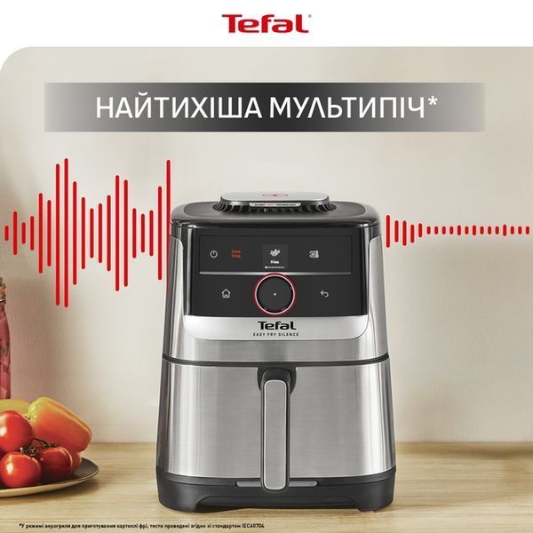 Мультипіч Tefal EY572DE1, 1400Вт/5л/55 програм/Сенсорне/Поворотний механізм кер-ня/Нерж.сталь/Чорний EY572DE1 фото