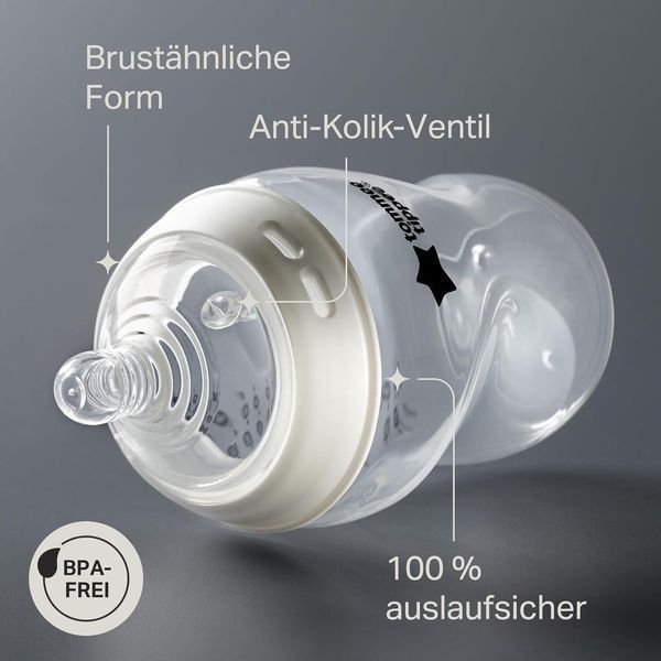 Набір пляшечок Tommee Tippee Natural Start Anti-Colic, 260 мл, 6 шт. W25-ED9200 фото