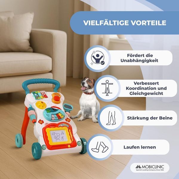 Ходунки Mobiclinic Master з музикою та світлом W25-ED8769 фото