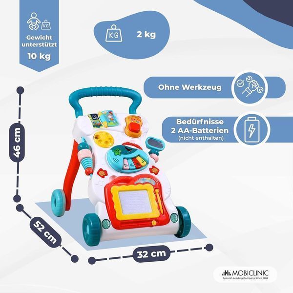 Ходунки Mobiclinic Master з музикою та світлом W25-ED8769 фото