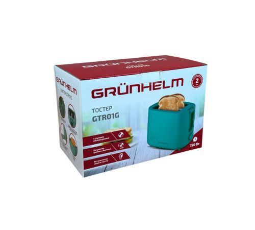 Тостер GRUNHELM GTR01G зелений 750 Вт GTR01G фото