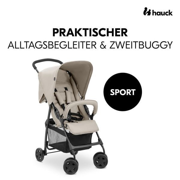 Прогулянкова коляска Hauck Sport, бежева W25-ED8642 фото