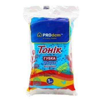 ProDom Губка банна пориста фігурна Tonik 1 шт (15,5х9,5х5 см) PBSPFT155955 фото