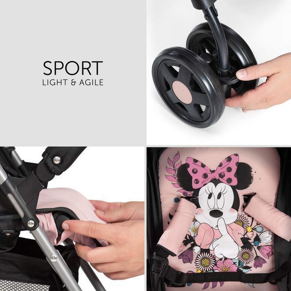 Прогулянкова коляска Hauck Sport, чорна, 5,9 кг W25-ED8783 фото