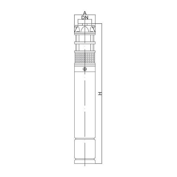 Глибинний насос Euroaqua 3 SKM 100 - 0,75 kw 104022 фото