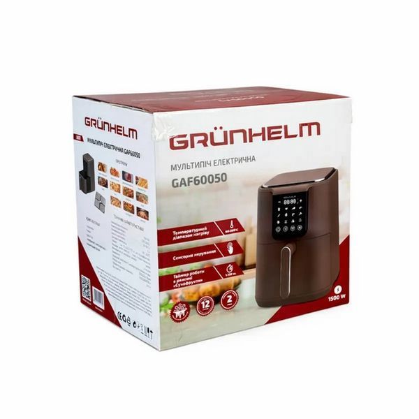 Мультипіч GRUNHELM GAF60050 коричнева 6 л 1500 Вт GAF60050 фото
