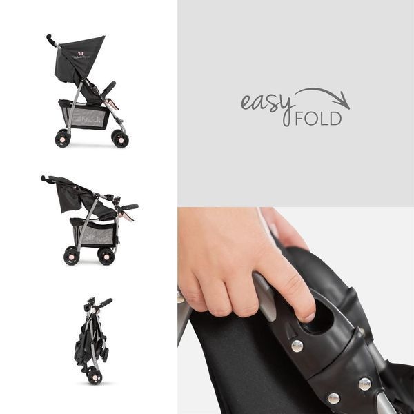 Прогулянкова коляска Hauck Sport, чорна, 5,9 кг W25-ED8783 фото