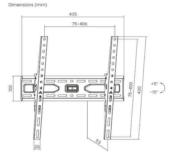Кріплення настінне ITECH PD4T 32-55" PD4T фото