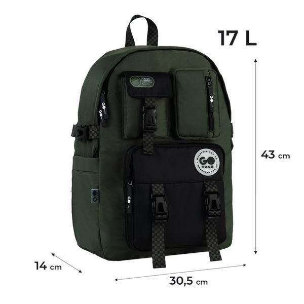 Рюкзак GoPack Education Teens хакі (GO26-2500L-4) GO26-2500L-4 фото