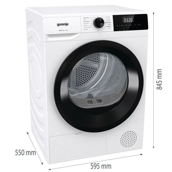 Сушильна машина GORENJE DHNE82/UA (DHLE802U) DHNE82/UA фото