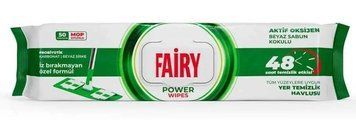 Серветки для підлоги Fairy Білі 50 шт (8681554633221) 50220268 фото
