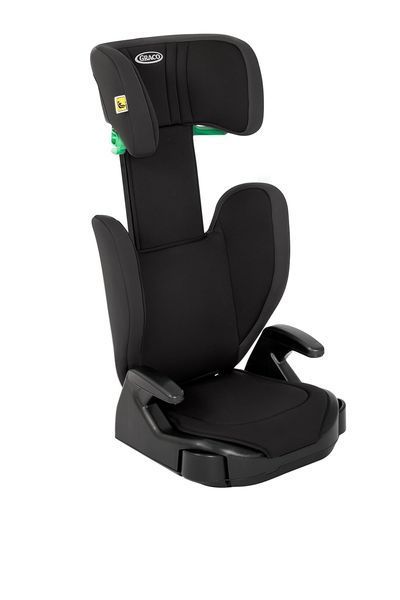 Автокрісло-бустер Graco Junior Maxi i-Size R129 з регульованими підлокітниками та підголівником, чорний W25-ED9215 фото