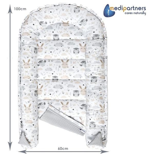 Кокон-гніздо Medi Partners Waffle, 100&times;60&times;15 см (різні моделі/дизайни) W25-ED8959 фото
