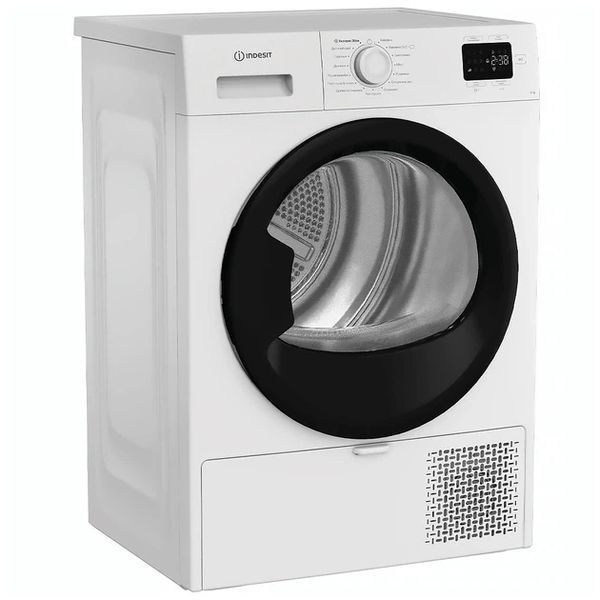 Сушильна машина Indesit CYSD82DWBUA, 8кг/16 програм/Дисплей/Тепловий насос/Чорний люк CYSD82DWBUA фото