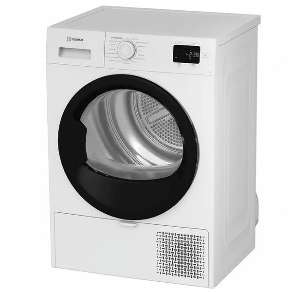 Сушильна машина Indesit CYSD82DWBUA, 8кг/16 програм/Дисплей/Тепловий насос/Чорний люк CYSD82DWBUA фото