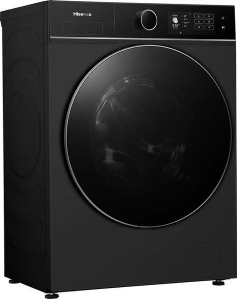 Пральна машина Hisense WF5I9043BBFS, 9кг/1400об/Інвертор/Wi-Fi/SteamTech/Чорний колір WF5I9043BBFS фото