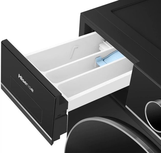 Пральна машина Hisense WF5I9043BBFS, 9кг/1400об/Інвертор/Wi-Fi/SteamTech/Чорний колір WF5I9043BBFS фото
