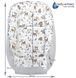Кокон-гніздо Medi Partners Waffle, 100&times;60&times;15 см, сірий із візерунком &laquo;олень&raquo; W25-ED8209 фото 4
