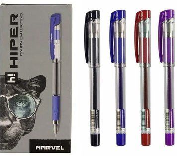 Ручка гелева HIPER Marvel 0.7 мм синя (HG-2175) HG-2175С фото