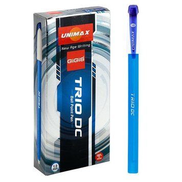 Ручка кулькова Unimax Trio DC-2 синя (UX-106-02) UX-106-02 фото