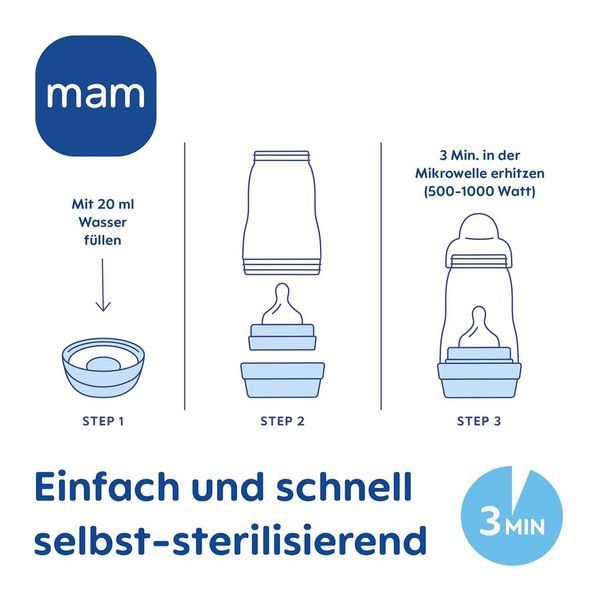 Пляшечка MAM Easy Start Anti-Colic, 320 мл W25-ED9353 фото