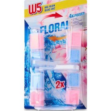 W5 туалетні блоки для унітазу Rose 2 шт*48 г WWT248ROS фото