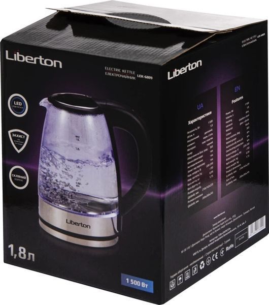 Електрочайник LIBERTON LEK-6809 LEK-6809 фото