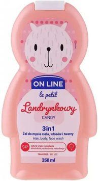 On Line Засіб для миття волосся, тіла та обличчя дитячий Le Petit Candy 350 мл (5903116742725) ONLC350 фото