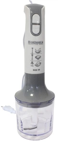 Блендерний набір GRUNHELM EBS-800SG, 800 Вт, сірий EBS-800SG фото