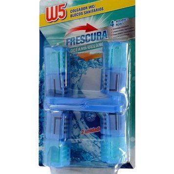 W5 туалетні блоки для унітазу Ocean 2 шт*48 г WWT248OC фото