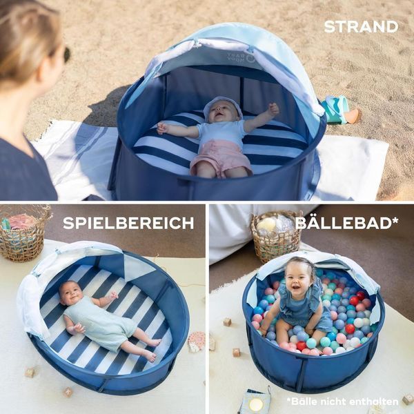 Babymoov Babyni - манеж і дорожнє ліжечко з UV-захистом 50+ W25-ED8585 фото