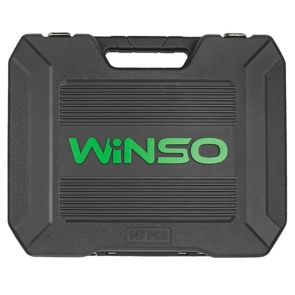 Професійний набір інструментів в кейсі WINSO Pro 1/2", 1/4", 3/8" 72 T, CR-V, 147 од. (2шт/ящ) 924147 фото