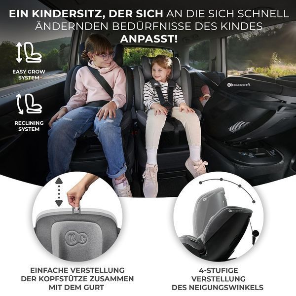 Автокрісло Kinderkraft XPEDITION2 i-Size, 40&ndash;150 см, 0&ndash;36 кг W25-ED8652 фото
