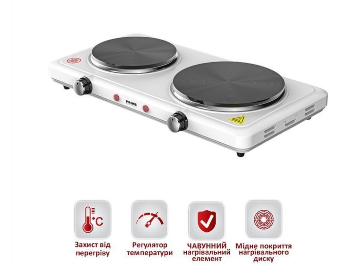 Електрична настільна плитка PRIME Technics PEC 2528 PEC 2528 фото