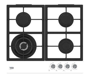 Газова варильна поверхня BEKO HILW64225SW біла HILW 64225 SW фото