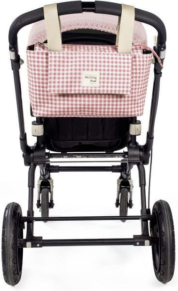 Органайзер для коляски Walking Mum I Love Vichy, рожевий W25-ED8256 фото