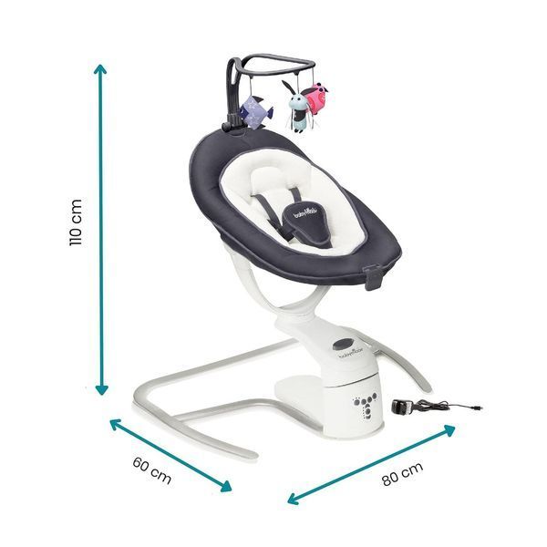 Babymoov Електронна гойдалка Swoon Motion, з датчиком руху W25-ED8641 фото