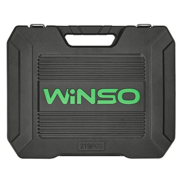 Професійний набір інструментів в кейсі WINSO Pro 1/2", 1/4", 3/8" 72 T, CR-V, 219 од. (2шт/ящ) 924219 фото