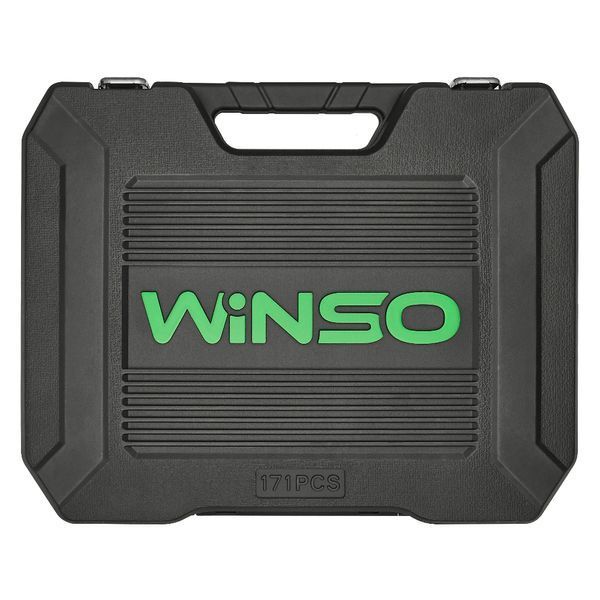 Професійний набір інструментів в кейсі WINSO Pro 1/2", 1/4", 3/8" 72 T, CR-V, 171 од. (2шт/ящ) 924171 фото