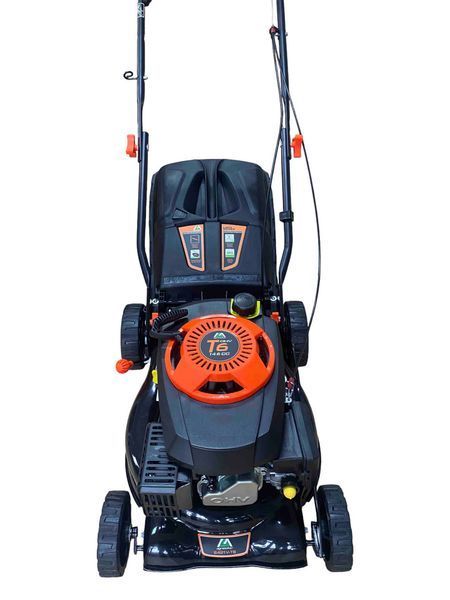 Газонокосарка бензинова самохідна Agrimotor модель S421V-T6 робоча ширина 42см 101504 фото