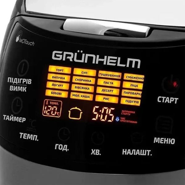 Мультиварка GRUNHELM MC-16T 5 л 860 Вт MC-16T фото