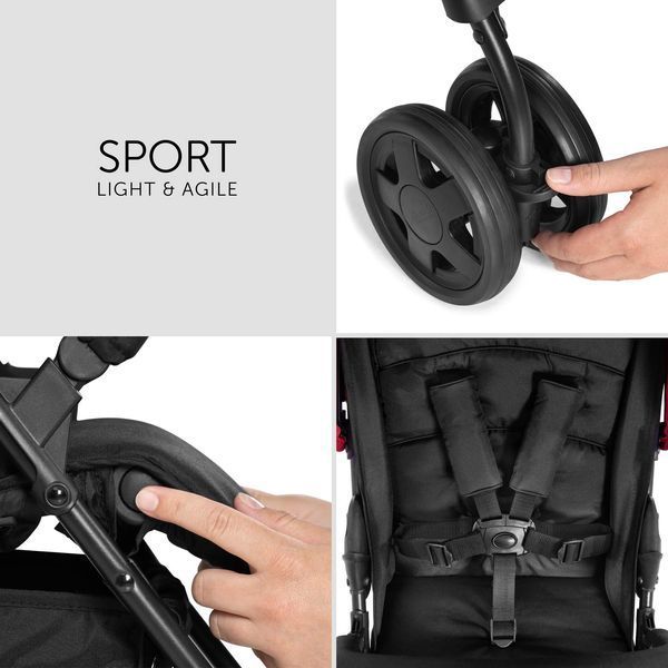 Прогулянкова коляска Hauck Sport, червона W25-ED8952 фото
