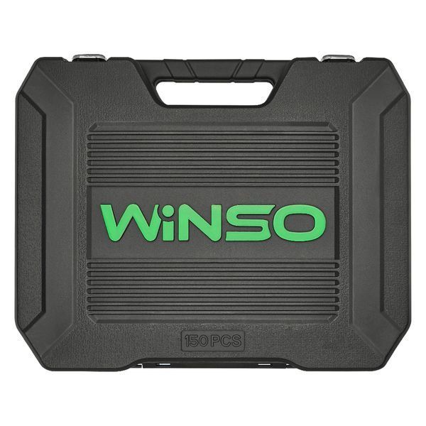 Професійний набір інструментів в кейсі WINSO Pro 1/2", 1/4", 3/8" 72 T, CR-V, 150 од. (2шт/ящ) 924150 фото