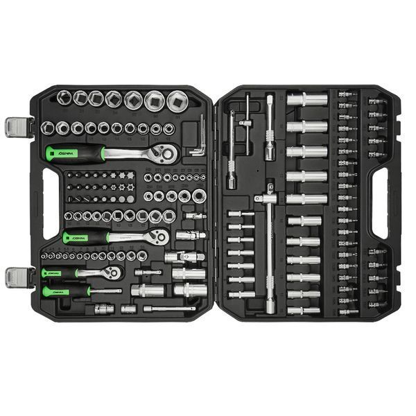 Професійний набір інструментів в кейсі WINSO Pro 1/2", 1/4", 3/8" 72 T, CR-V, 150 од. (2шт/ящ) 924150 фото