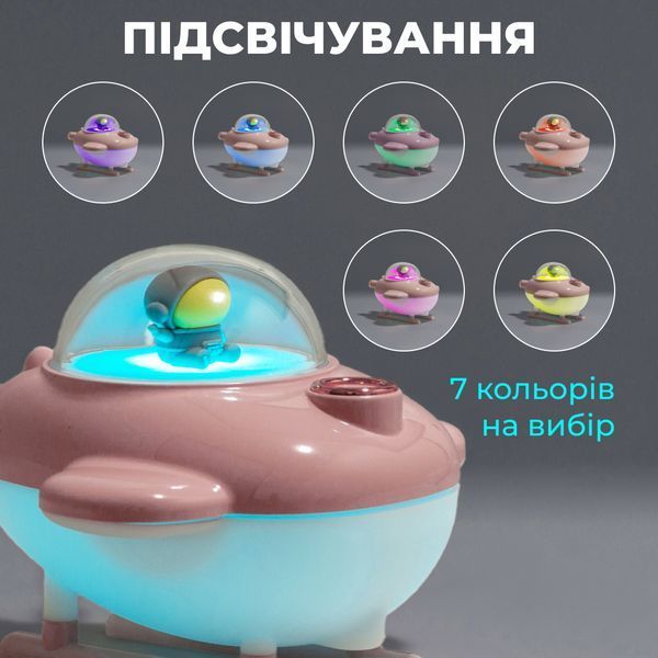 Зволожувач повітря для дитячої кімнати Літачок 220 мл, рожевий HPBH17128P фото