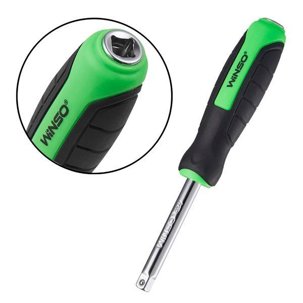 Професійний набір інструментів в кейсі WINSO Pro 1/2", 1/4", 3/8" 72 T, CR-V, 150 од. (2шт/ящ) 924150 фото