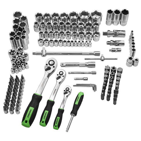 Професійний набір інструментів в кейсі WINSO Pro 1/2", 1/4", 3/8" 72 T, CR-V, 150 од. (2шт/ящ) 924150 фото