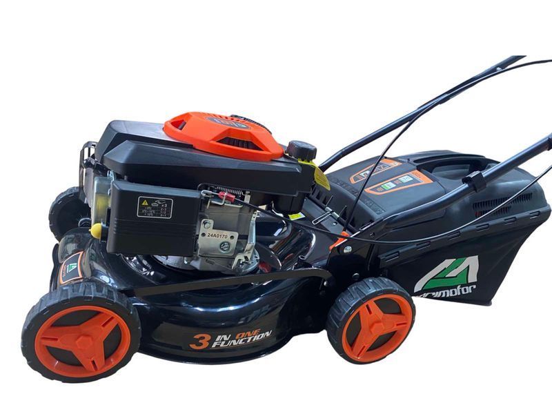 Газонокосарка бензинова самохідна Agrimotor модель S421V-T6 робоча ширина 42см 101504 фото