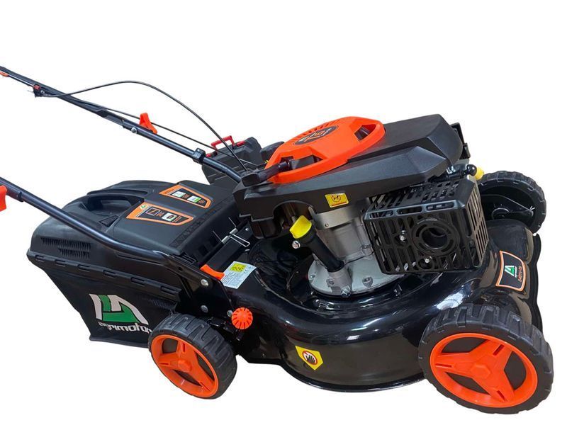 Газонокосарка бензинова самохідна Agrimotor модель S421V-T6 робоча ширина 42см 101504 фото